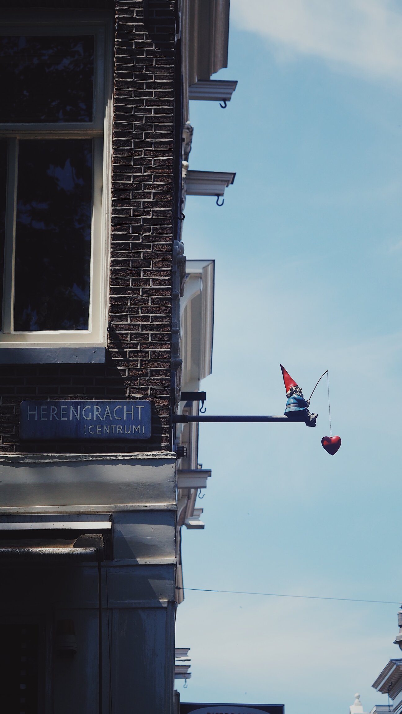 Herengracht street sign