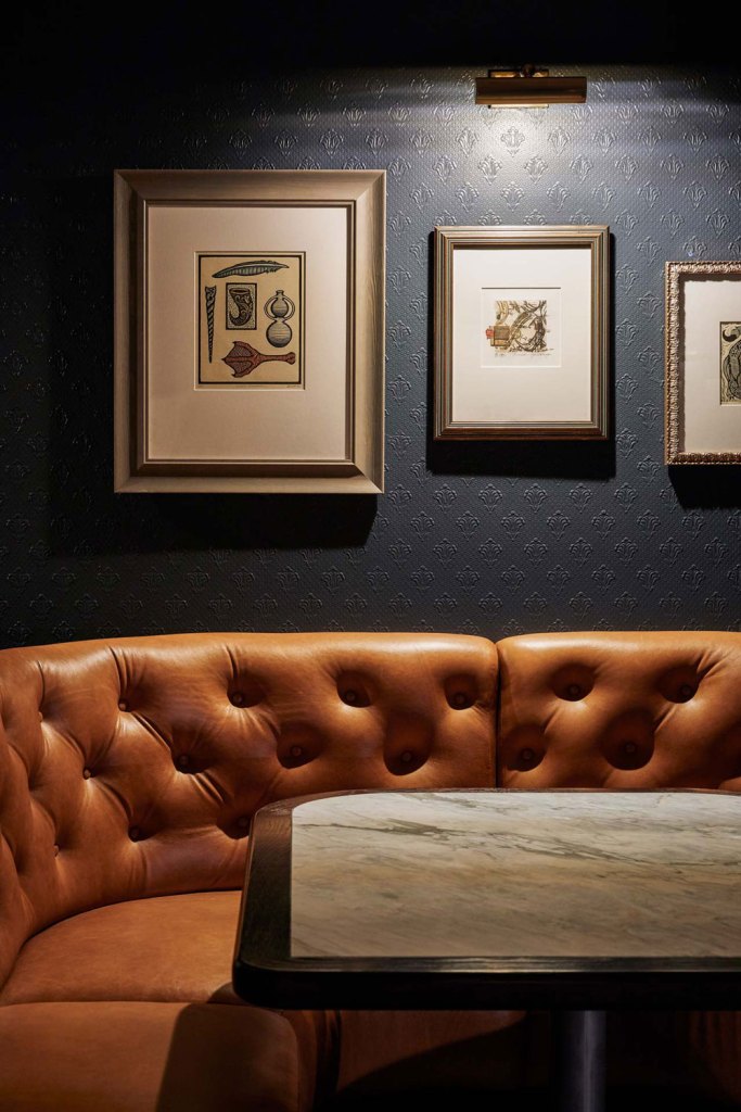 Artwork in the Basement Bar at The Hoxton Portland