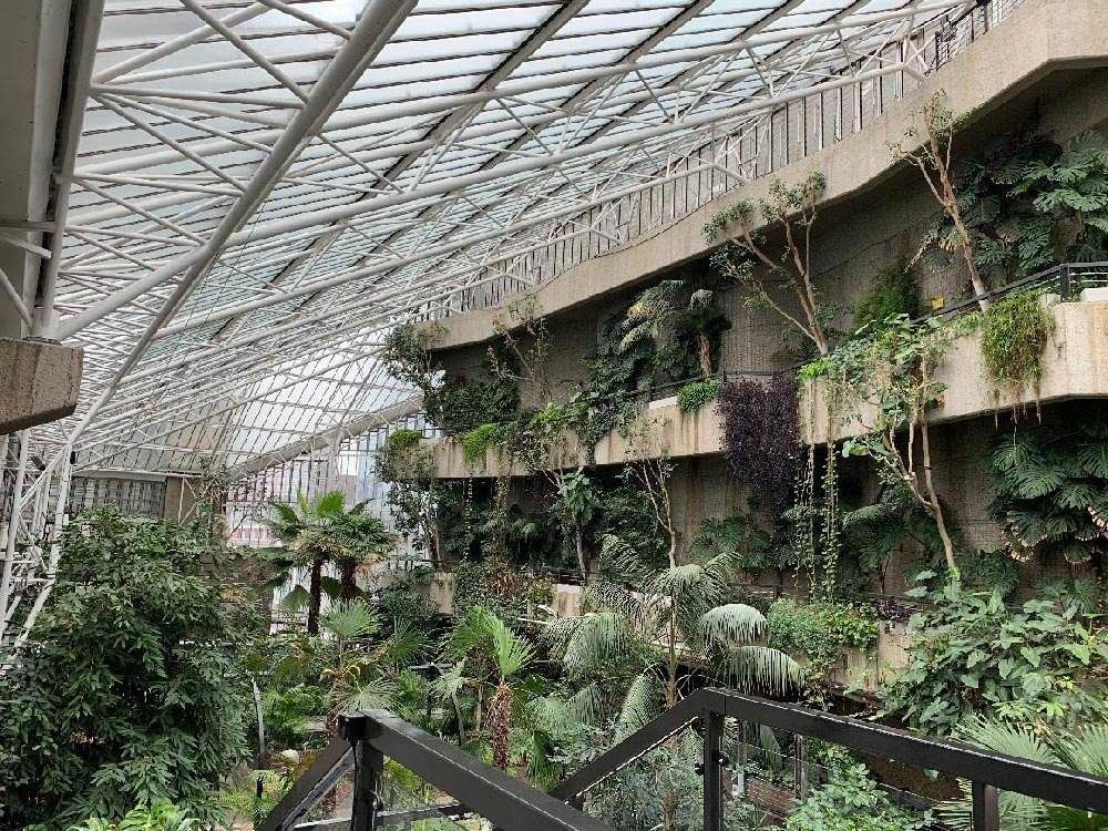 Inside of Barbican London