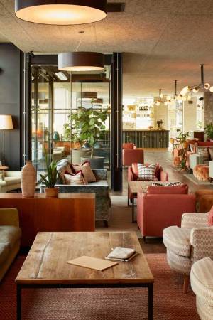 Lobby of Holborn hotel, redone in 2020