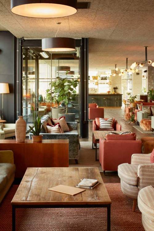 Lobby of Holborn hotel, redone in 2020