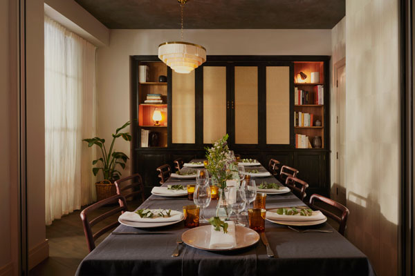 Library and Study joined together to make a bigger events area