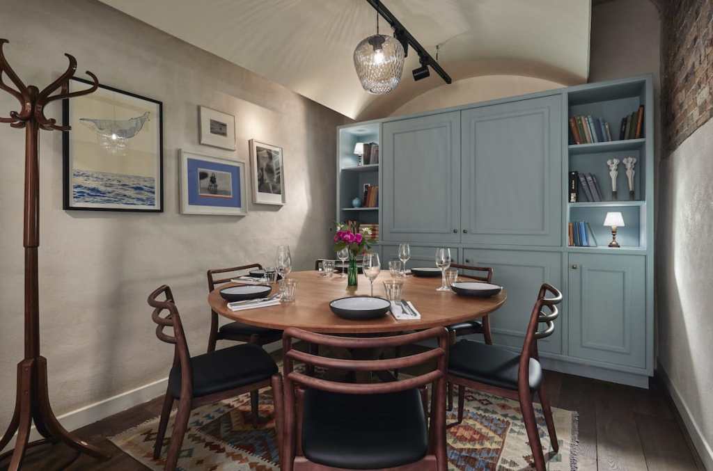 Private dining set up in AntiChambre 1