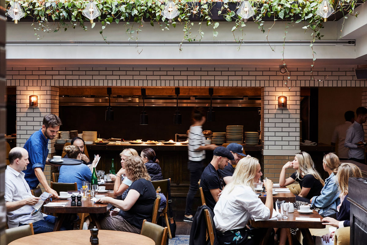 People eating out in Lotti's Amsterdam