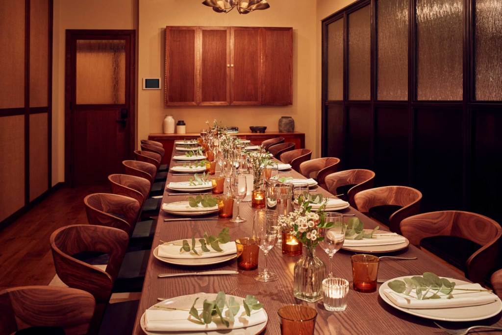 Private dining space in Holborn