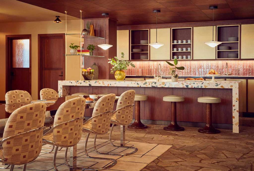 Pantry space in meetings and events area