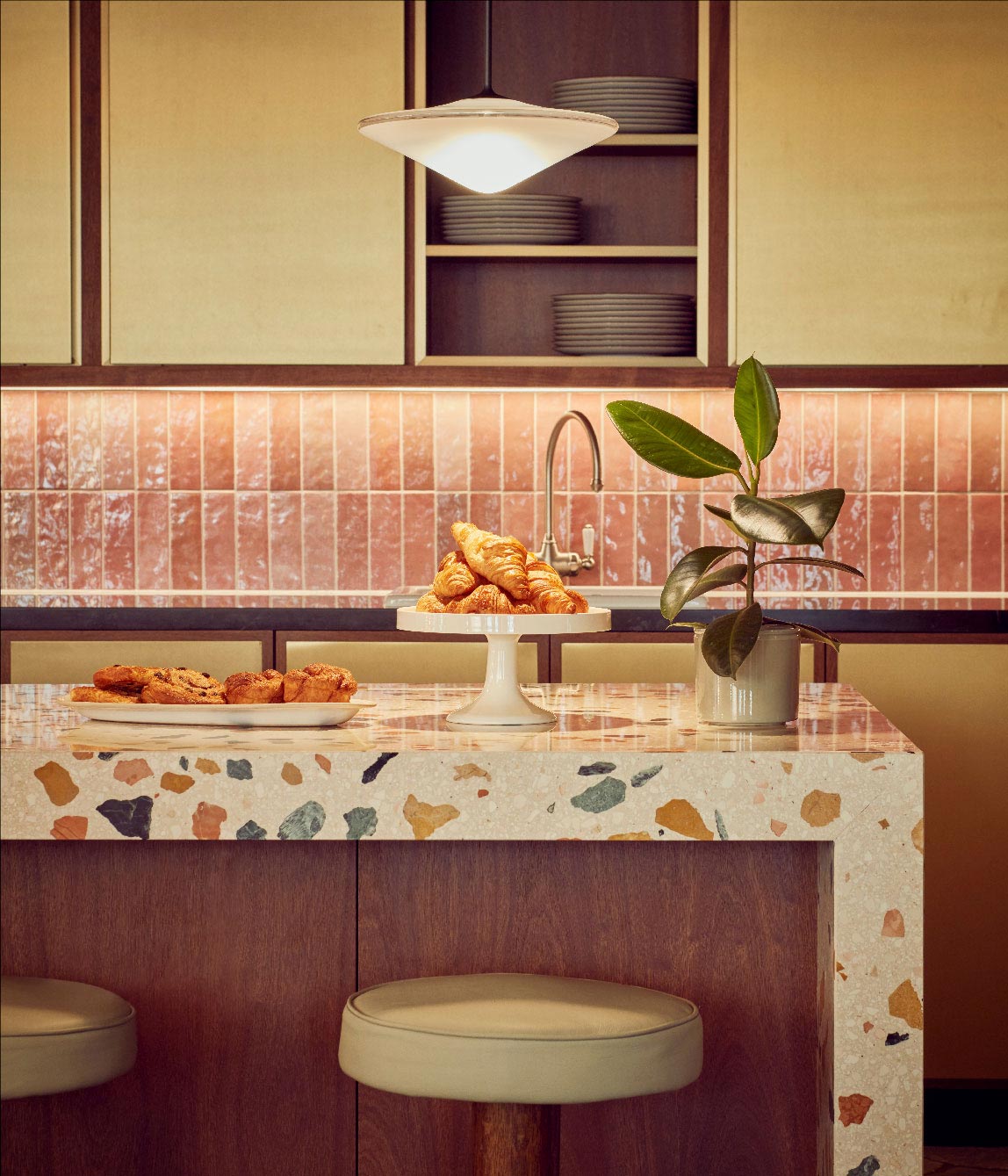 Pantry set up for breakfast