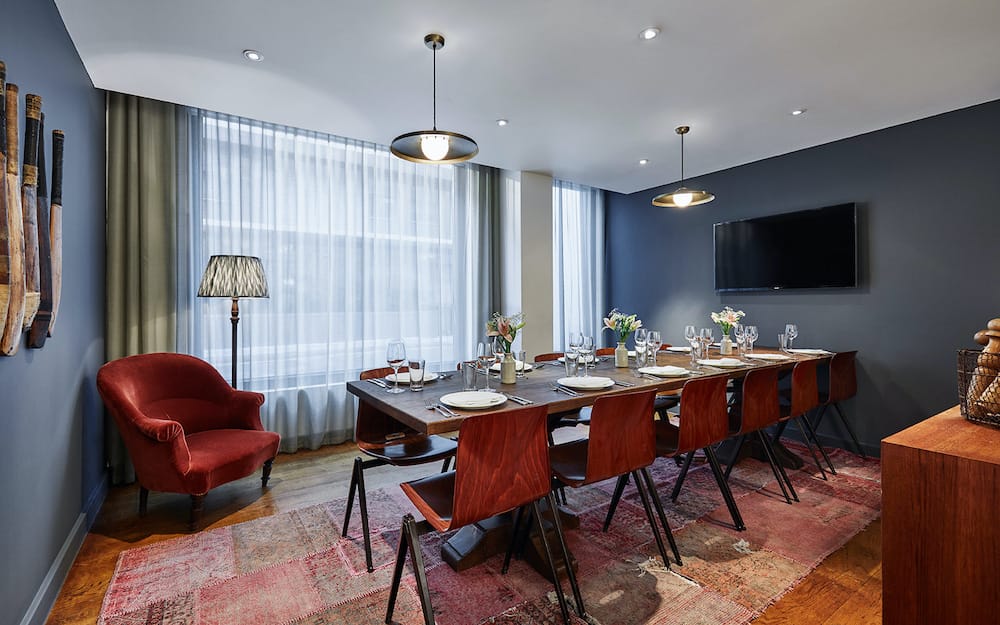 Dining set up in Play Room