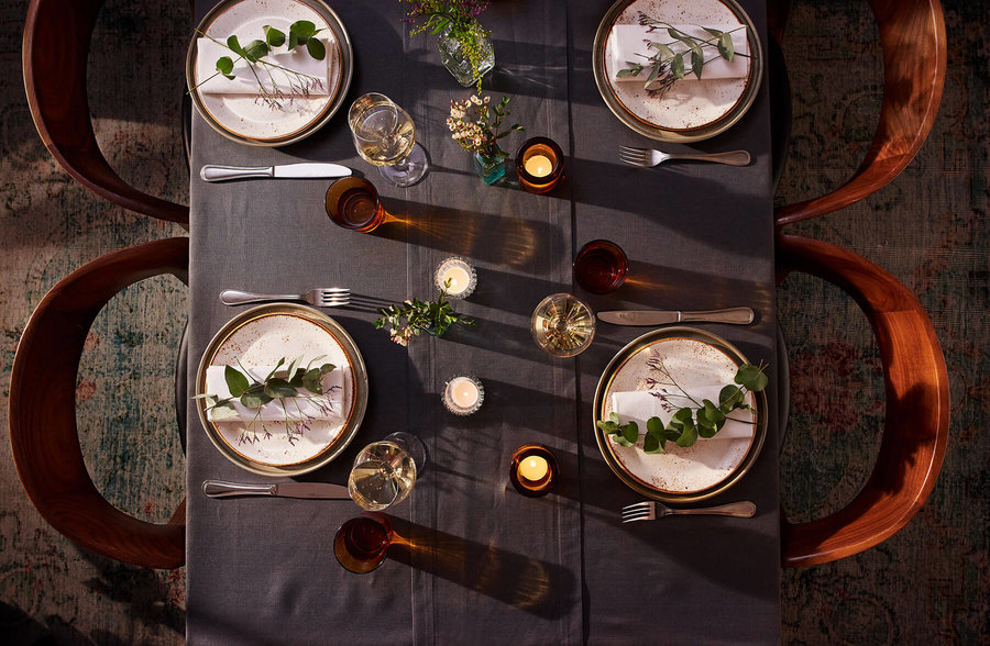 Study table set up for Dining