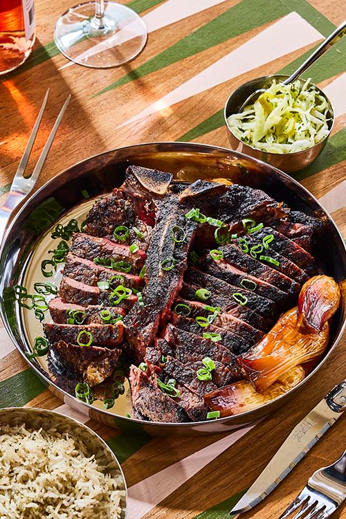 Laser Wolf grilled steak