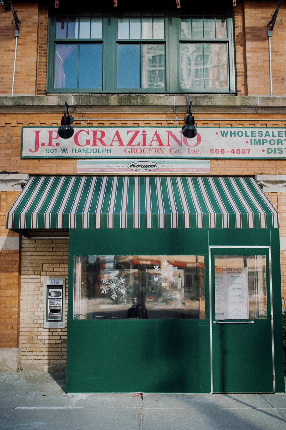 The exterior of JP Graziano, the premier spot for an authentic Italian sub.