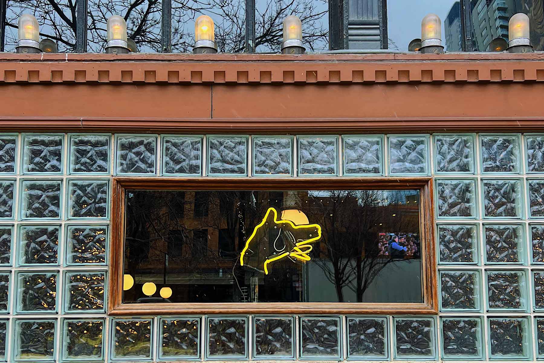 Exterior of Lone Wolf in Chicago.