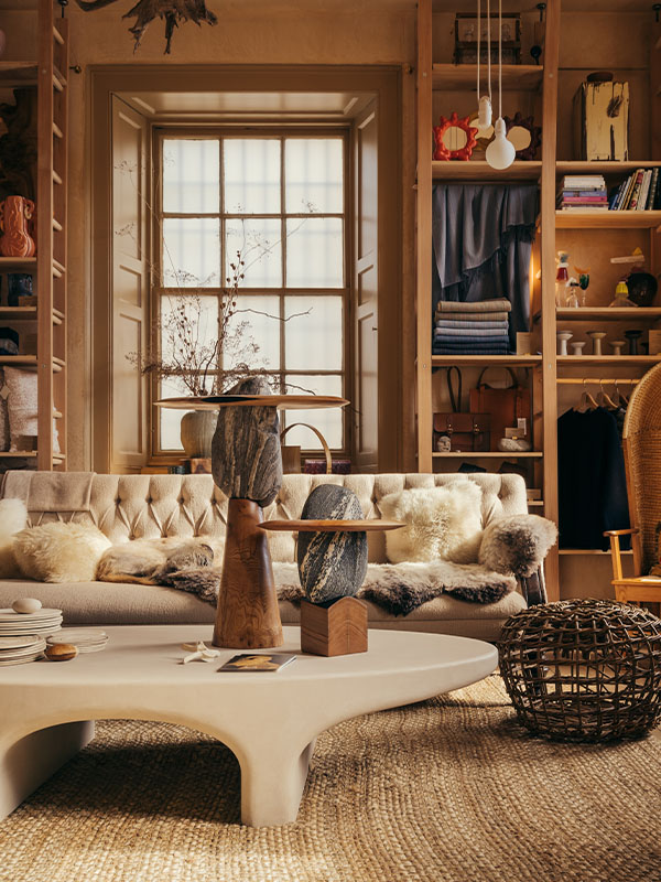 The inside of the Bard boutique.