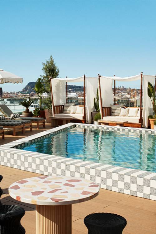 The Rooftop Pool at The Hoxton Barcelona Pobelnou